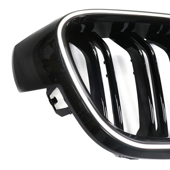 Grade dianteira de rim de ripas duplas para BMW série 3 F30 F31 F35 2012-2019