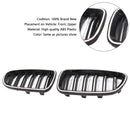 Nieren-Stoßstangengrill, passend für BMW 5er F10 F11 2010–2016, glänzend schwarz-14