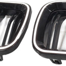 Nieren-Stoßstangengrill, passend für BMW 5er F10 F11 2010–2016, glänzend schwarz-9
