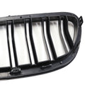 Nieren-Stoßstangengrill, passend für BMW 5er F10 F11 2010–2016, glänzend schwarz-3