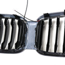 Rejilla de malla frontal negra brillante para BMW X4 G02 X3 G01 G08 2018-2021-10