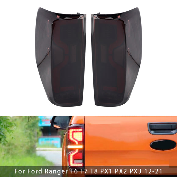 LED Black Clear Rear Tail Light Lamp For Ford Ranger T6 T7 T8 PX1 PX2 PX3 12-21