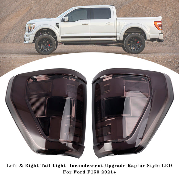 Links & Rechts achterlicht Gloeilamp Upgrade Raptor Style LED voor Ford F150 21+