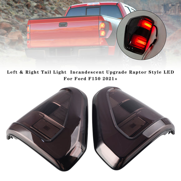 Links & Rechts achterlicht Gloeilamp Upgrade Raptor Style LED voor Ford F150 21+