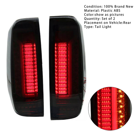 Taka-LED-takavalopari Nissan Navara D40 Frontier 2005-2012 Smoke