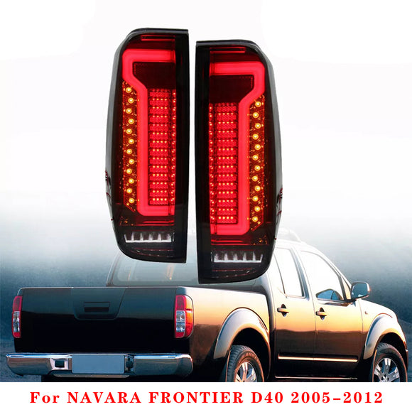 Taka-LED-takavalopari Nissan Navara D40 Frontier 2005-2012 Smoke