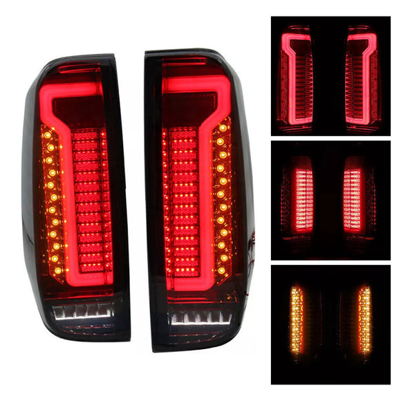 Taka-LED-takavalopari Nissan Navara D40 Frontier 2005-2012 Smoke