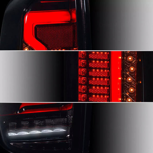 Taka-LED-takavalopari Nissan Navara D40 Frontier 2005-2012 Smoke