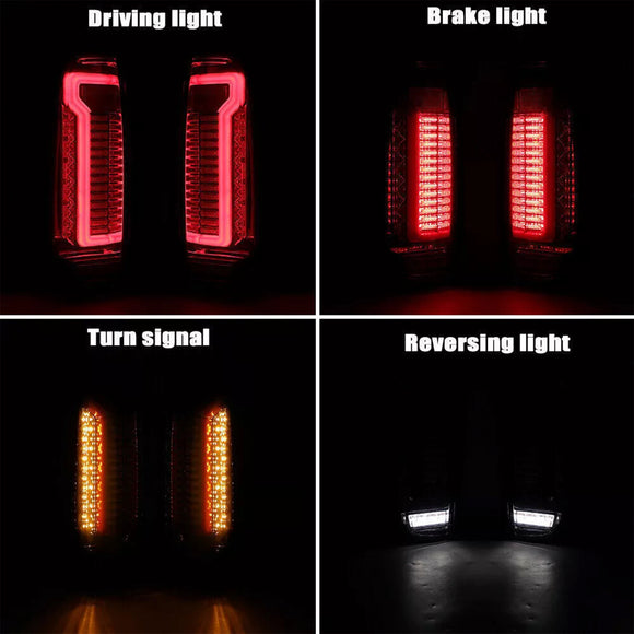 Taka-LED-takavalopari Nissan Navara D40 Frontier 2005-2012 Smoke