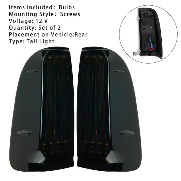 Taka-LED-takavalopari Toyota Hilux Vigo KUN26 SR SR5 2012-2014 Smoke