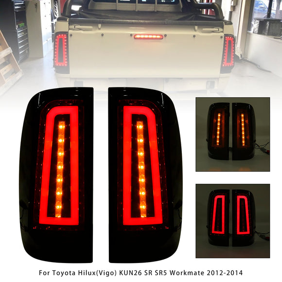 Taka-LED-takavalopari Toyota Hilux Vigo KUN26 SR SR5 2012-2014 Smoke