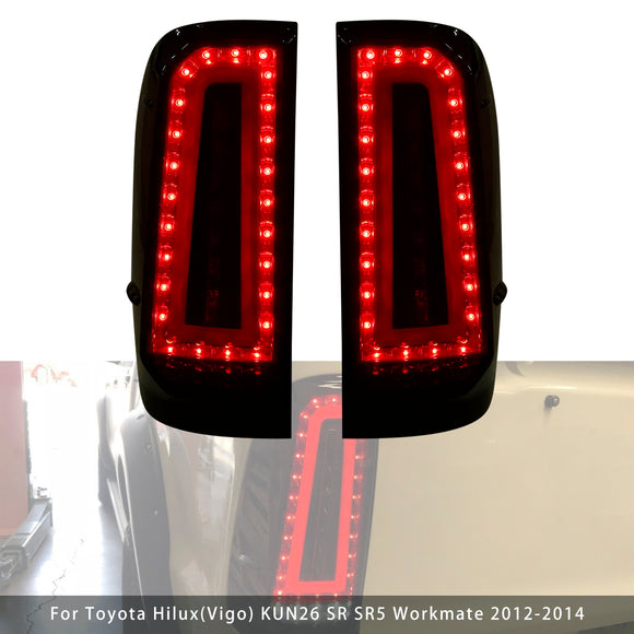 Taka-LED-takavalopari Toyota Hilux Vigo KUN26 SR SR5 2012-2014 Smoke