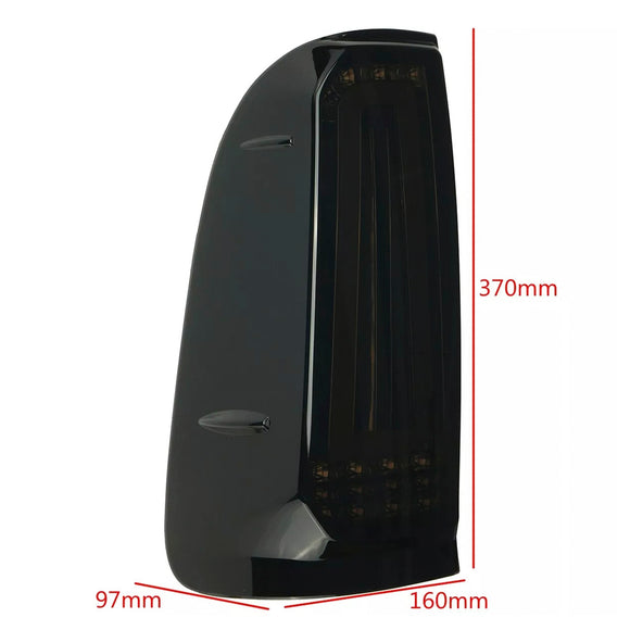 Taka-LED-takavalopari Toyota Hilux Vigo KUN26 SR SR5 2012-2014 Smoke