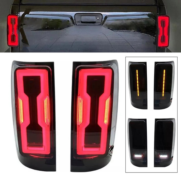 Par de lámparas de luz trasera LED trasera derecha & Izquierda para Holden Colorado RG 12-2020 ahumado