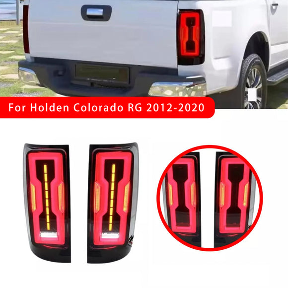 Par de lámparas de luz trasera LED trasera derecha & Izquierda para Holden Colorado RG 12-2020 ahumado