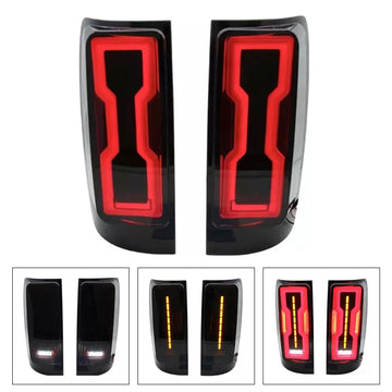 Rechtsachter  & Links LED-achterlichtlamppaar voor Holden Colorado RG 12-2020 Smoke