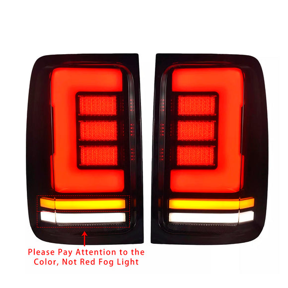 Hinten Rechts & Links LED Rücklicht Lampe Paar Für VW Amarok V6 2008-2019 Rauch