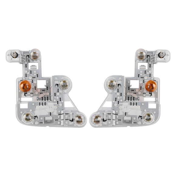 Left+Right Tail Lamp Bulb Holder with Bulbs For Mercedes W204 C-Class 2007-2010