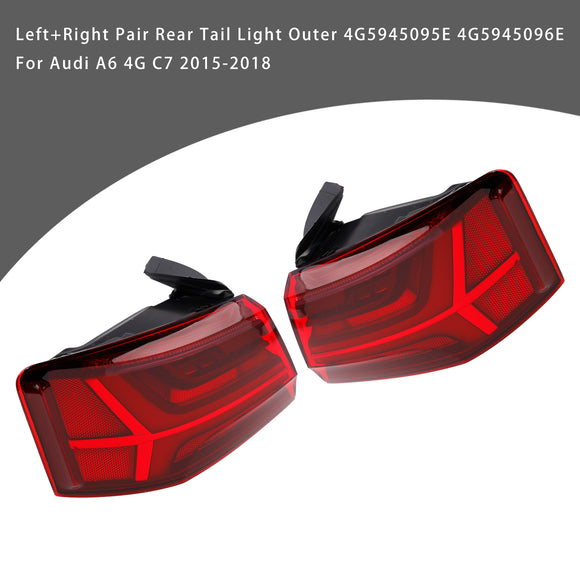Par de luces traseras izquierda + derecha exterior 4G5945095E 96E para Audi A6 4G C7 2015-2018