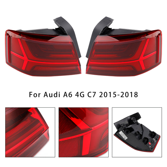Par de luces traseras izquierda + derecha exterior 4G5945095E 96E para Audi A6 4G C7 2015-2018