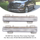 Lewa prawa para lamp do jazdy dziennej i przeciwmgielnych do Mercedesa W166 ML/GL350/400/550 12-15-2