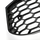 RS5 Style Honeycomb Fog Light Grille Grill Fit Audi A5 S-Line/S5 B8 2008-2012-5