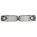 RS5 Style Honeycomb Fog Light Grille Grill Fit Audi A5 S-Line/S5 B8 2008-2012-7