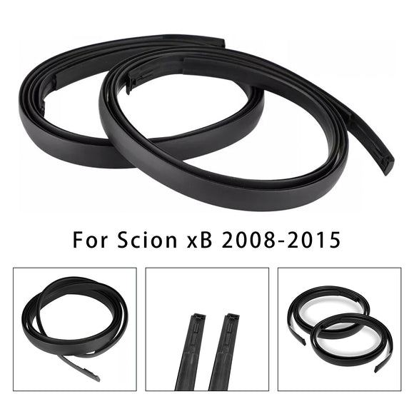 2PCS Roof Drip Molding Trim Center Left & Right Side Rubber For  Scion xB 2008-2015
