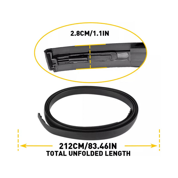 2PCS Roof Drip Molding Trim Center Left & Right Side Rubber For  Scion xB 2008-2015