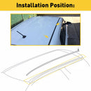 2PCS Roof Drip Molding Trim Center Left & Right Side Rubber For  Scion xB 2008-2015-11