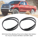 Toyota Tundra 2007-2020 2 STUKS Dakdruppellijst Trim Links & Rechts Rubber 768679409158 75552-0C050-6