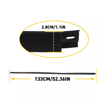Toyota Tundra 2007-2020 2PCS Roof Drip Molding Trim Left & Right Side Rubber 768679409158 75552-0C050 - 0