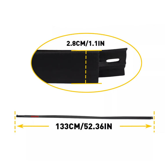 Toyota Tundra 2007-2020 2 STUKS Dakdruppellijst Trim Links & Rechts Rubber 768679409158 75552-0C050