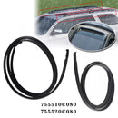 2 pezzi modanatura antigoccia per tetto sinistro  &  gomma lato destro per Toyota SEQUOIA 2008-2021-2