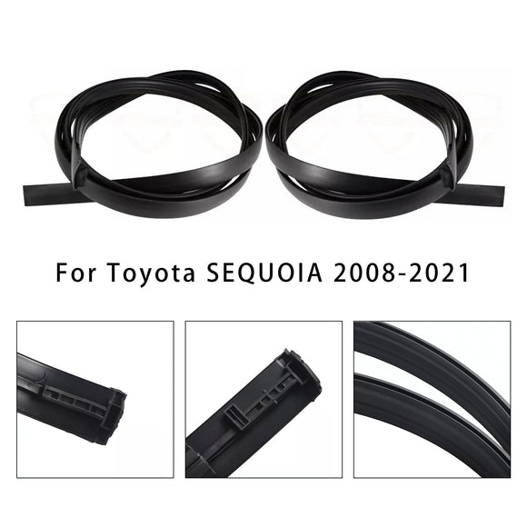 2 pezzi modanatura antigoccia per tetto sinistro  &  gomma lato destro per Toyota SEQUOIA 2008-2021