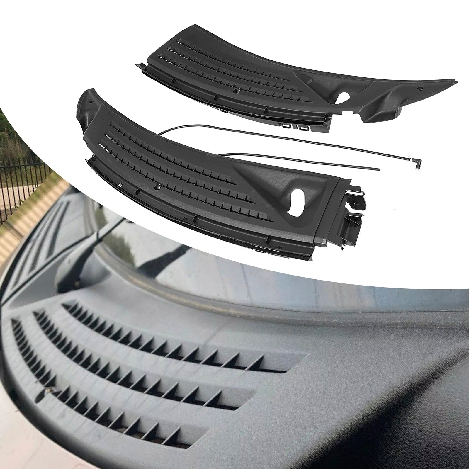 Windshield Wiper Cowl Panel Grille BL3Z15022A68A For Ford F150