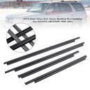 Burlete de moldura exterior con correa de cristal para puerta de 4 Uds para TOYOTA 4RUNNER 1996-2001-3