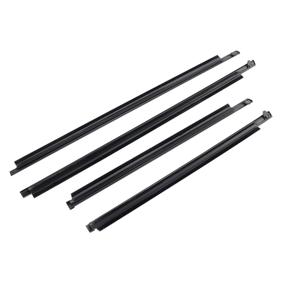 Burlete de moldura exterior con correa de cristal para puerta de 4 Uds para TOYOTA 4RUNNER 1996-2001