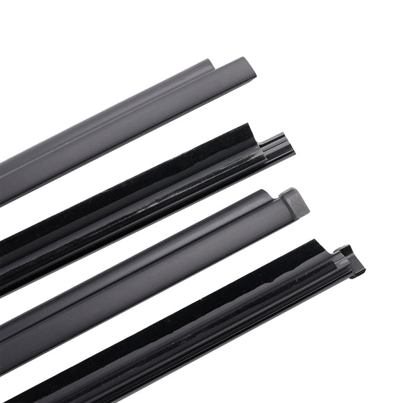 Burlete de moldura exterior con correa de cristal para puerta de 4 Uds para TOYOTA 4RUNNER 1996-2001