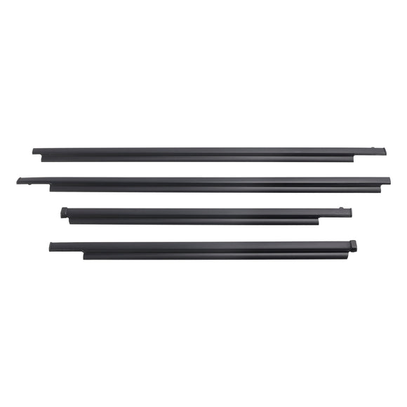 Burlete de moldura exterior con correa de cristal para puerta de 4 Uds para TOYOTA 4RUNNER 1996-2001