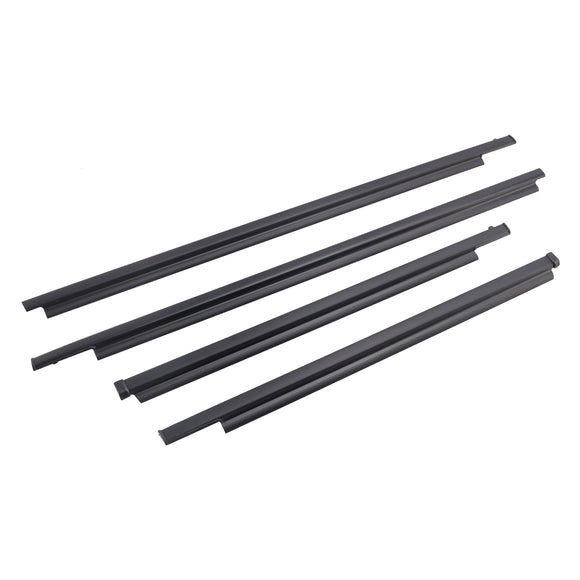 Burlete de moldura exterior con correa de cristal para puerta de 4 Uds para TOYOTA 4RUNNER 1996-2001