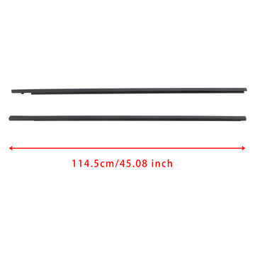 2016-2020 Honda Civic 2-Door 2PCS Door Window Belt Molding 72410-TBG-A01 72450-TBG-A01 - 0