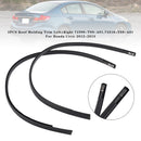 2 STKS Daklijstbekleding Links + Rechts voor Honda Civic 2012-2015-2