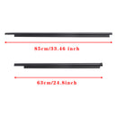 Burlete de moldura exterior con correa de cristal para puerta de 4 Uds para TOYOTA 4RUNNER 1996-2001-2