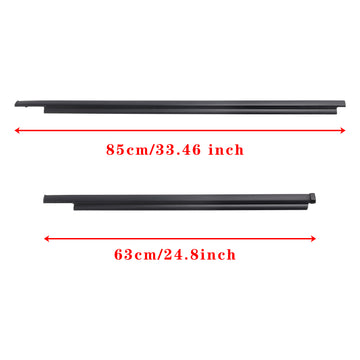 TOYOTA 4RUNNER 1996-2001 4PCS Door Glass Belt Outer Molding Weatherstrip 68161-35010 68162-35010 - 0