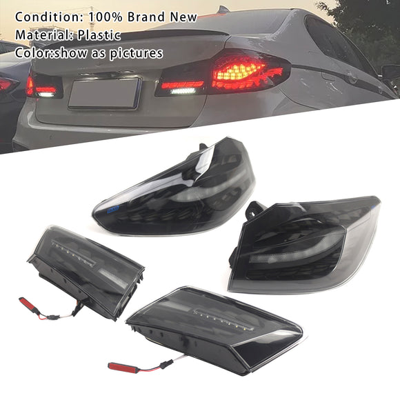 L&R Getönte LED-Rückleuchten für BMW 5er G30 G38 (2018–2020)
