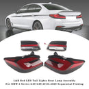 L&R Red LED Tail Lights Rear Lamp Assembly For BMW 5 Series G30 G38 2018-2020-2