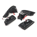 L&R Red LED Tail Lights Rear Lamp Assembly For BMW 5 Series G30 G38 2018-2020-9