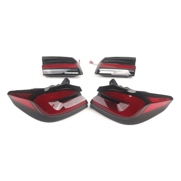 L&R Red LED Tail Lights Rear Lamp Assembly For BMW 5 Series G30 G38 2018-2020