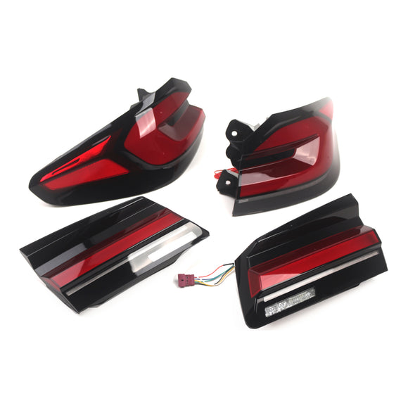 L&R Red LED Tail Lights Rear Lamp Assembly For BMW 5 Series G30 G38 2018-2020